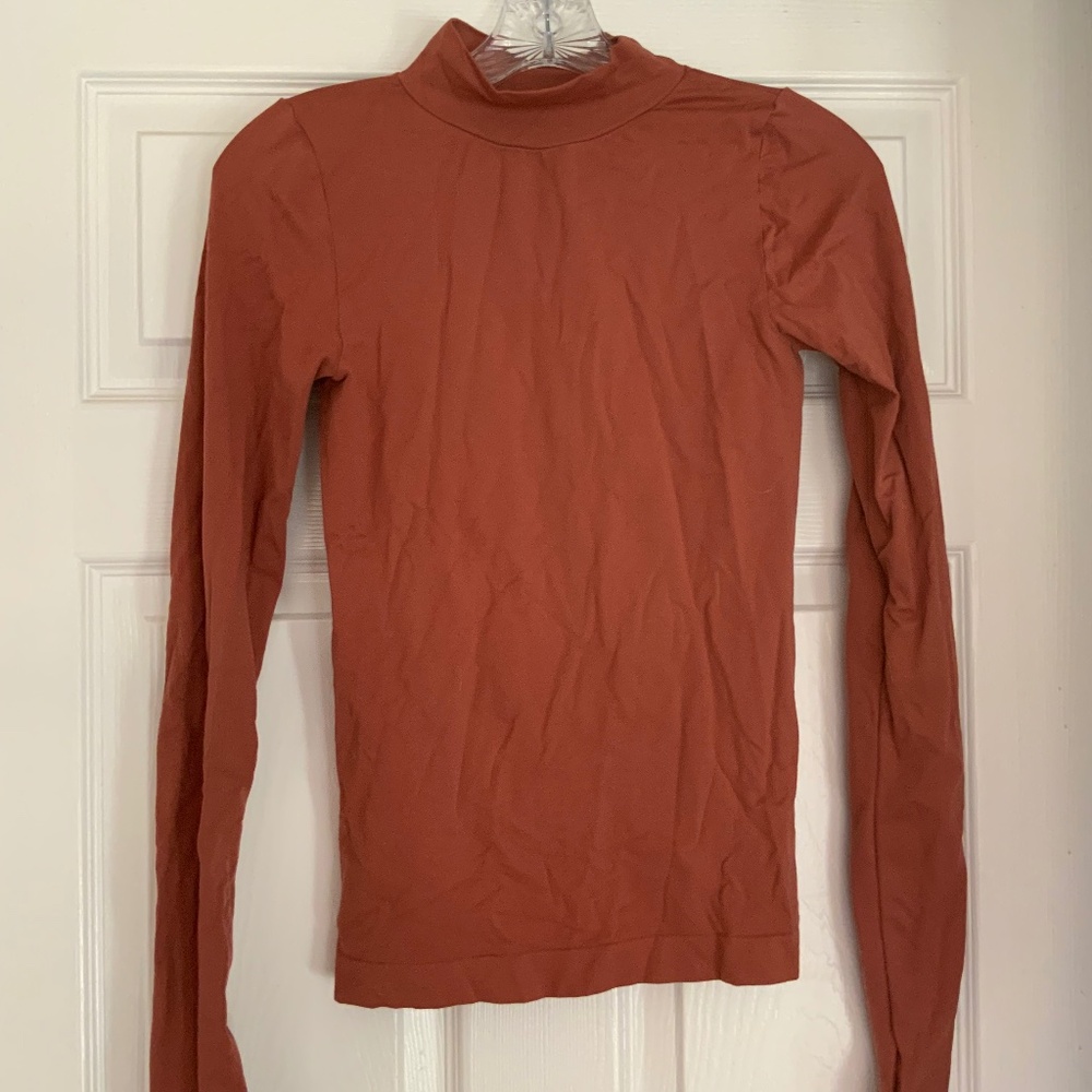 Mock neck shirt